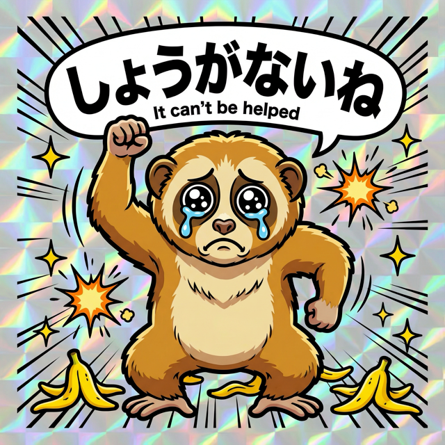 しょうがないね